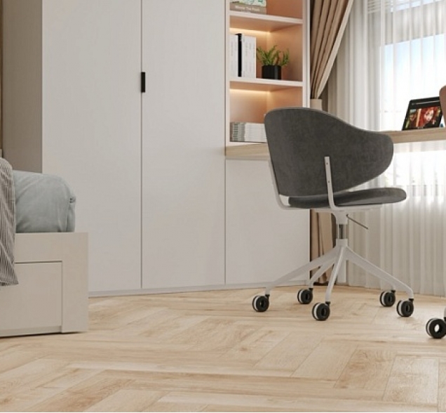 LVT плитка Cronafloor Herringbone Дуб Дижон H LVT 010