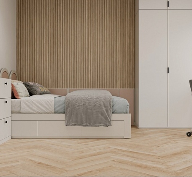 LVT плитка Cronafloor Herringbone Дуб Дижон H LVT 010