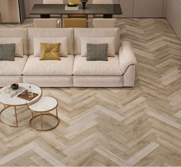 LVT плитка Cronafloor Herringbone Дуб Лилль H LVT 007