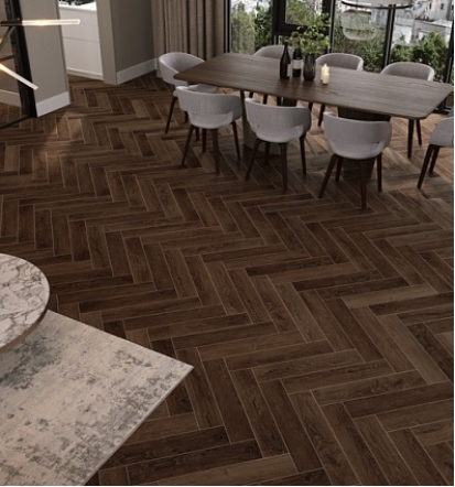 LVT плитка Cronafloor Herringbone Дуб Тулуза H LVT 001 LVT плитка Cronafloor Herringbone Дуб Тулуза H LVT 001