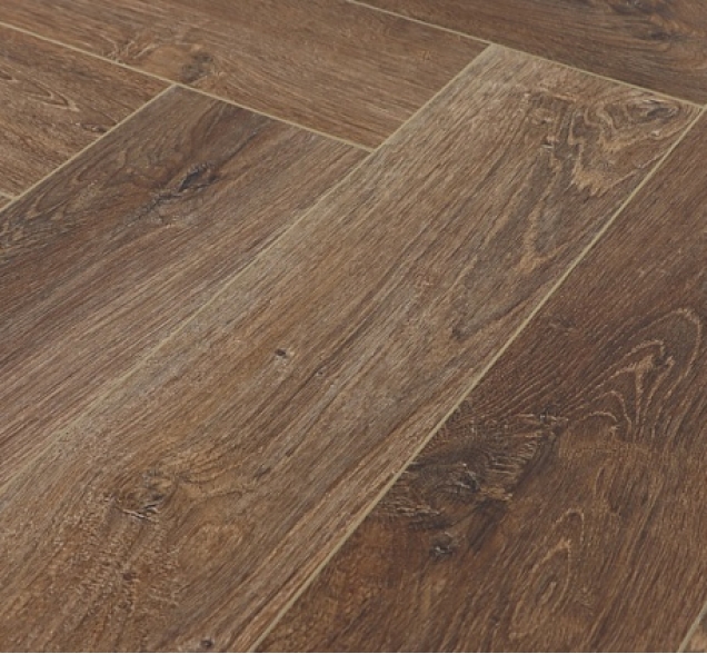 LVT плитка Cronafloor Herringbone Дуб Тулуза H LVT 001