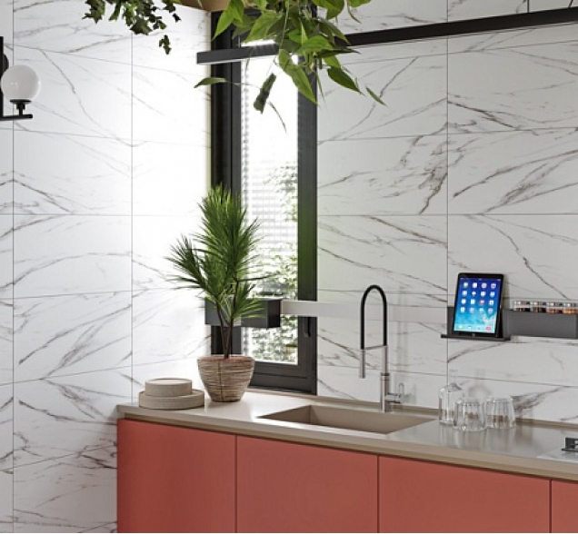 LVT плитка Cronafloor Stone Терра Бьянко S LVT 010