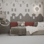 LVT плитка Cronafloor Wood Дуб Беленый W LVT 006