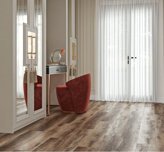 LVT плитка Cronafloor Wood Дуб Охрид W LVT 019