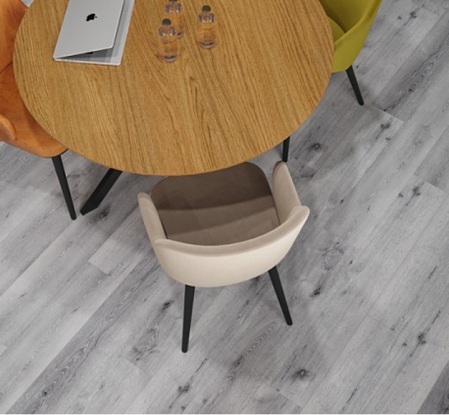 LVT плитка Cronafloor Wood Дуб Серый W LVT 010