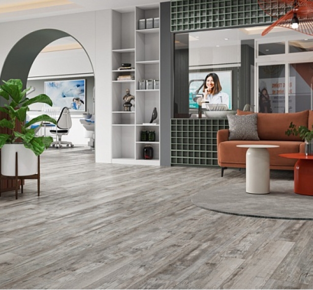 LVT плитка Cronafloor Wood Сосна Монблан W LVT 016