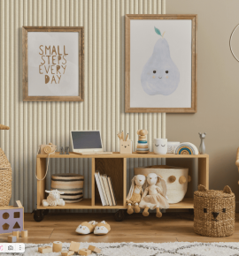 Реечная панель Wood-Lab Lengo Бежевый рустик 