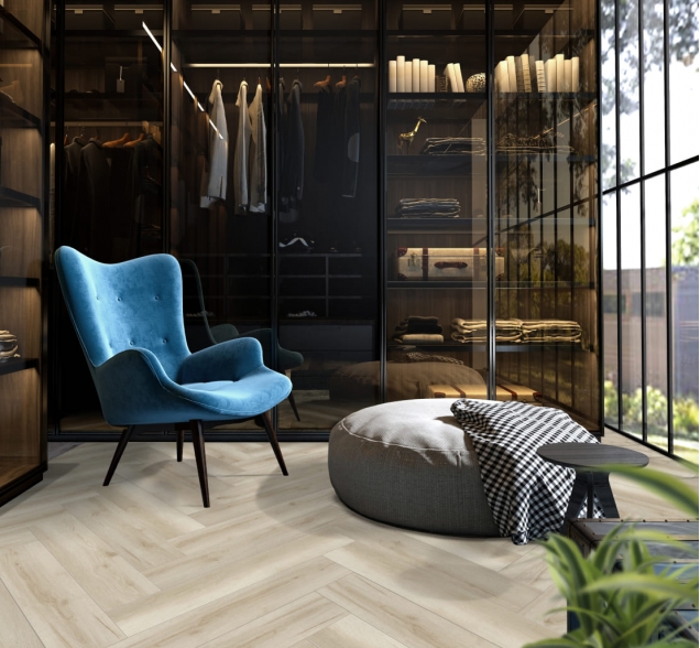 SPC ламинат Cronafloor Herringbone 2.0 Дуб Гавр H013